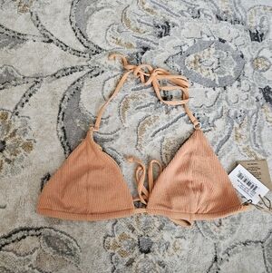 Toast Swim Tie Tri Bikini Top